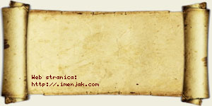 Aca Stamenković vizit kartica